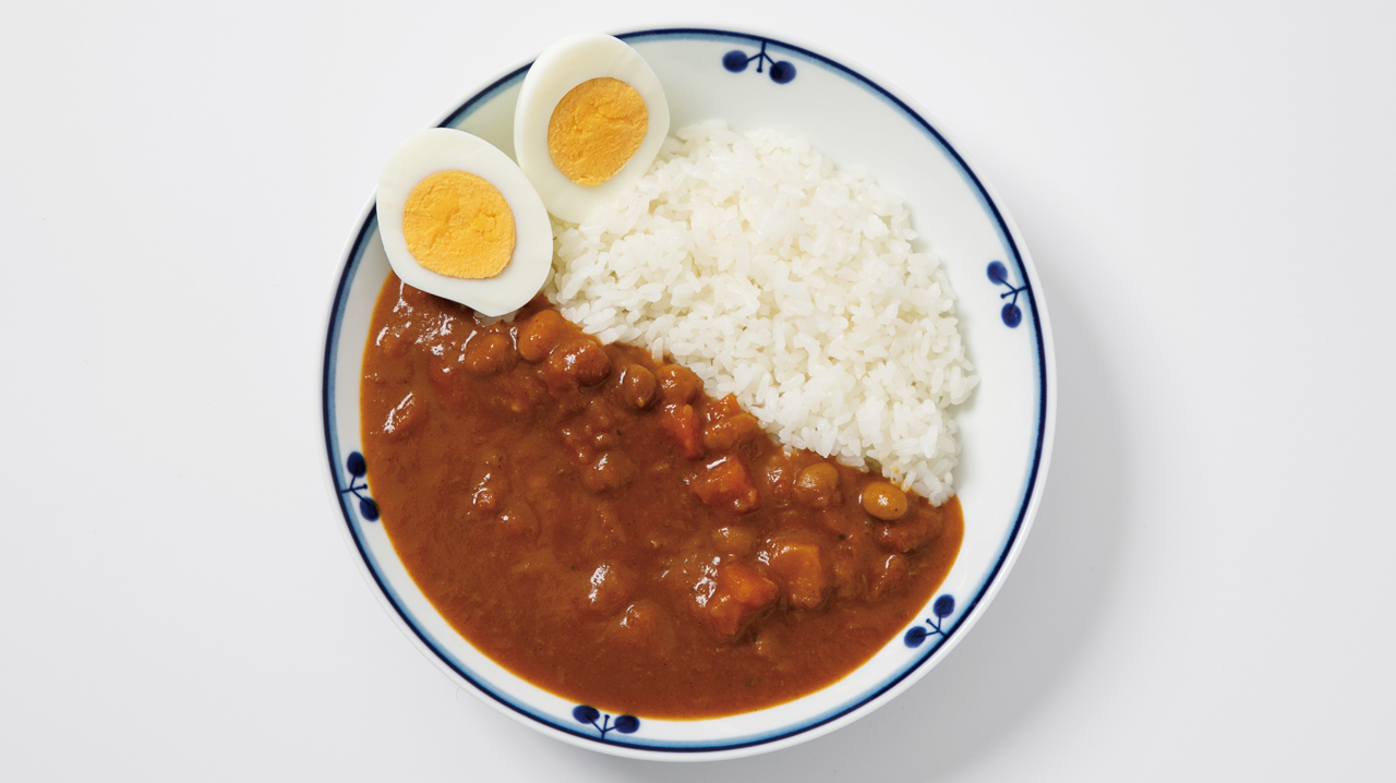 うまかだし(混合)でつくる和風豆カレー